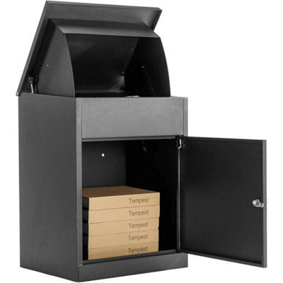  - Extra Large Lockable Parcel Drop Box Outdoor Letter Post Uk