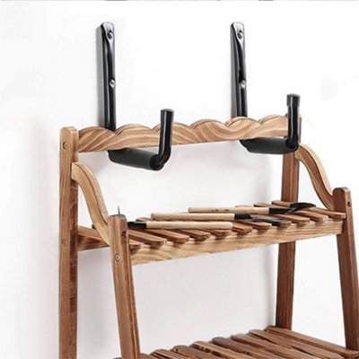 Pack Of 2-Heavy Duty Storage Hooks Garage Shed Brackets Ladder Bike Wall Garden Tool from B&Q