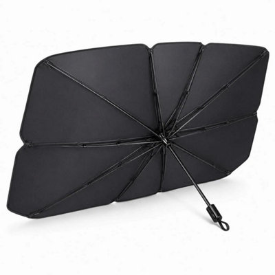  - Car Windshield Sun Shade Umbrella Foldable Sunshade Uv Block Shade