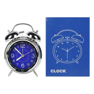 Super Loud Double Bell Alarm Clock With Night Light Bedside Alarm Clock Decor