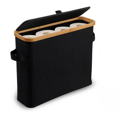 Toilet Paper Roll Storage Box Bathroom Organizer from B&Q