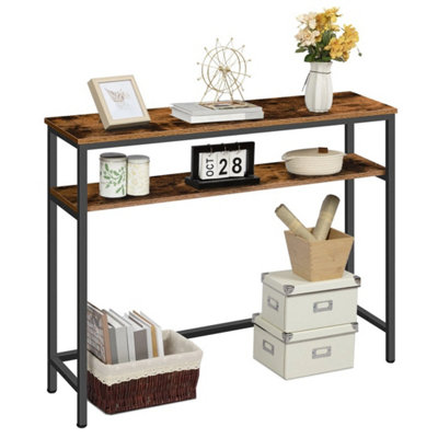  - 100Cm Console Table With Adjustable Shelves