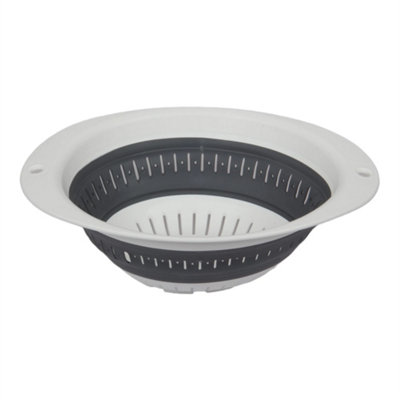 Collapsible Colander Folding Strainer Basket Fruit Vegetable from B&Q