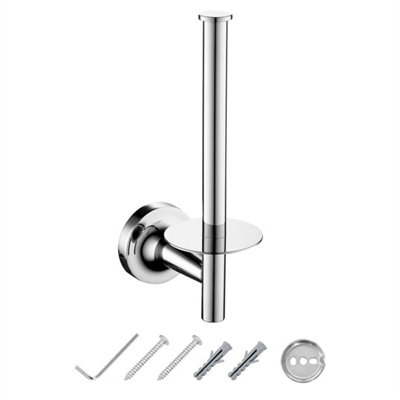  - Wall Mounted Toilet Paper Holders With Polished Chrome Roll Holder