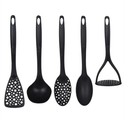  - 5Pc Plastic Kitchen Tool Utensil Cutlery Set Cooking Spatula Spoon Modern