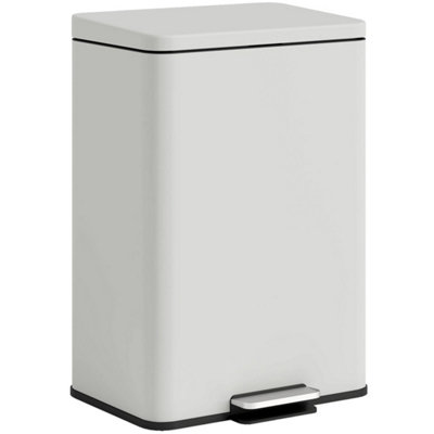  - Cream 20L Pedal Bin With Soft-Close Lid