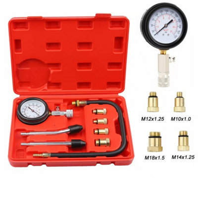 Petrol Cylinder Pressure Tester Compression Test Gauge Set from B&Q
