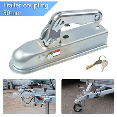 50mm Pressed Steel Trailer Coupling Hitch from B&Q