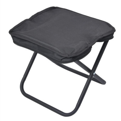 Portable Folding Stool Outdoor Camping Fishing 100Kg Capacity from B&Q