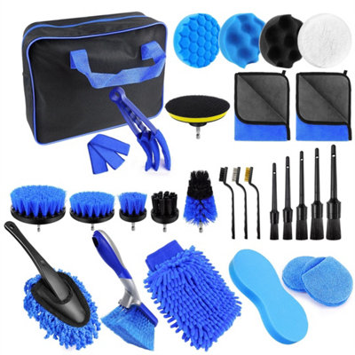  - 29Pcs Car Detailing Brush Set Interior Wheel Cleaning Kit