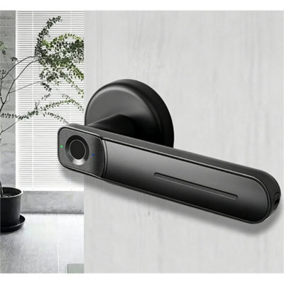 Smart Fingerprint Biometric Door Lock Handle from B&Q