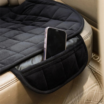 Universal Rear Car Seat Cover Protector Plush Cushion from B&Q