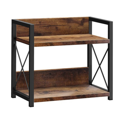  - 2- Tier Spice Rack Countertop Organizer Shelf Coffee Bar Counter Shelf Kitchen
