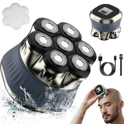  - Head Shavers Electric Shaver Cordless Wet Dry Rotary Razor  Men Tool