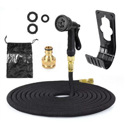 75Ft Heavy Duty Expandable Garden Hose Spray Gun from B&Q