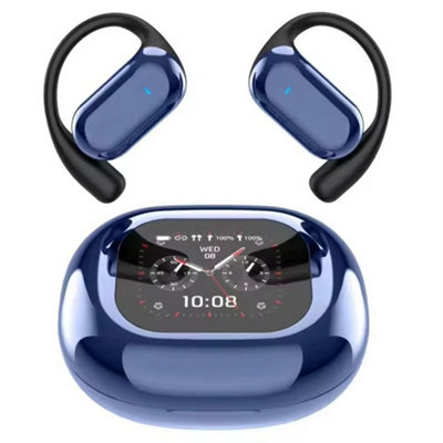 Wireless Clip On Earbuds Bluetooth 5.4 Open Ear Headphones from B&Q