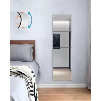  - 12Pcs 30X30Cm Mirror Tiles Wall Sticker Acrylic Self Adhesive Stick On Anti Shatter Home Decor