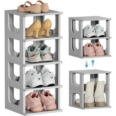5-Tier Vertical Shoe Storage Shelf Entryway Closet Organiser from B&Q