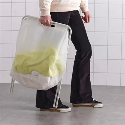 Foldable Laundry Basket With Stand Washing Clothes Hamper Organizer from B&Q