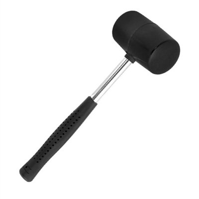 12Oz Milestone Camping Rubber Mallet Ergonomic Handle from B&Q