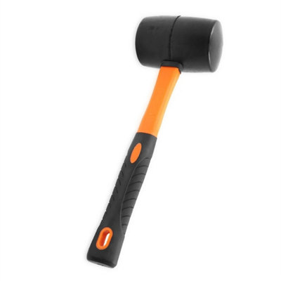 32Oz Milestone Camping Rubber Mallet Ergonomic Handle from B&Q