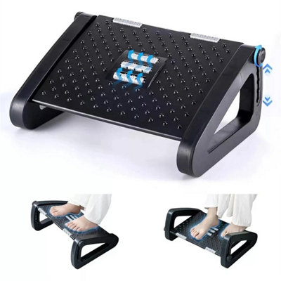 Adjustable Under Desk Ergonomic Foot Rest Office Computer Footrest from B&Q