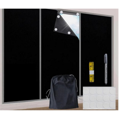  - Portable Blackout Window Shades Sunblock Privacy Curtain