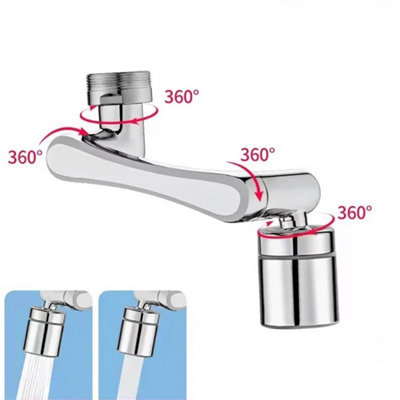 1440 Rotating Faucet Aerator Extender Sink Tap Nozzle from B&Q