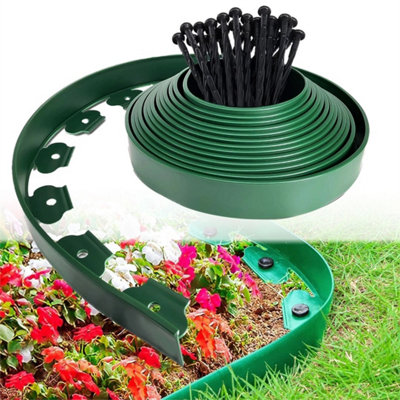 10M Lawn Edge Border 30 Pegs Garden Flower Path from B&Q