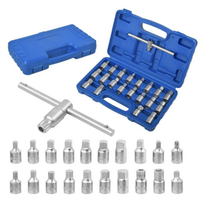 21Pcs Oil Drain Plug Socket Set from B&Q