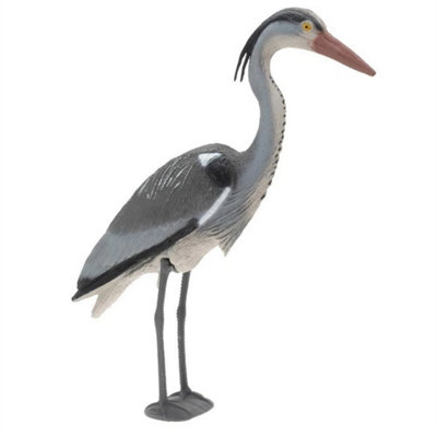 Decoy Heron Pond Deterrent Resin Garden Bird Ornament from B&Q