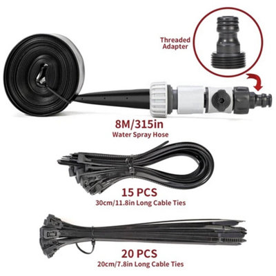  - 8M Garden Sprinkler Hose Automatic Lawn Watering Irrigation Spray System