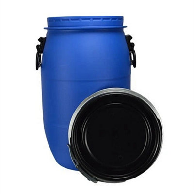 30L Litre Open Top Plastic Storage Drum Barrel Keg With Air Tight Lid Food Grade