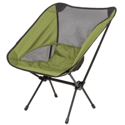  - Ultra Light Pack Away Camping Chair With Carry Bag (Green)