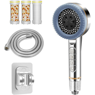 4-Mode High Pressure Shower Head Water Saving from B&Q