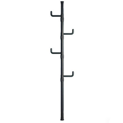 Telescopic Ceiling Corner Laundry Pole Clothes Drying Rack Coat Hat Hanger from B&Q