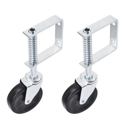  - 360Degree Swivel 4" Spring Loaded Gate Caster Wheel