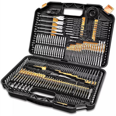 246Pcs Hss Drill & Screwdriver Bit Set With Case from B&Q