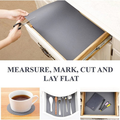  - 6M Non-Slip Kitchen Cabinet Shelf Liner Mat