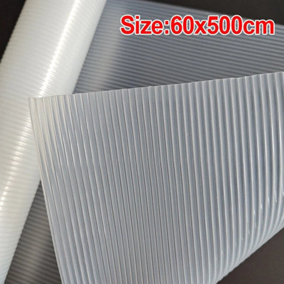  - A-60X500Cm White Waterproof Bulk Roll Drawer Shelf Liner