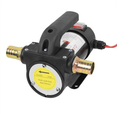 12V 260W Self-Priming Diesel Fuel Transfer Pump from B&Q