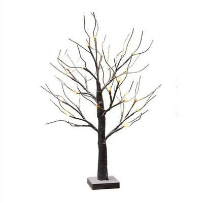  - Brown Light Up Artificial Tree Xmas Easter Halloween Decor