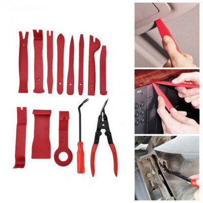 238Pcs Car Trim Removal Pry Tool Set Molding Panel Door Dash Interior Clip Kit from B&Q