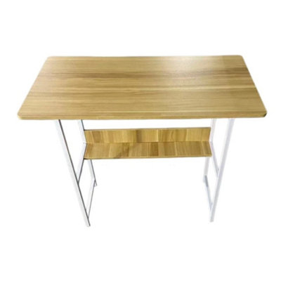 Computer Desk Laptop Pc Study Table Office Desk Furniture Workstation Shelf from B&Q