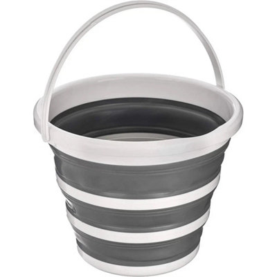 Silicone Collapsible Laundry Basket Folding Cloth Washing Pop Up Storage Bin 10L