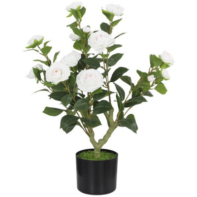  - 65Cm Artificial Camellia Plant 116 Leaves