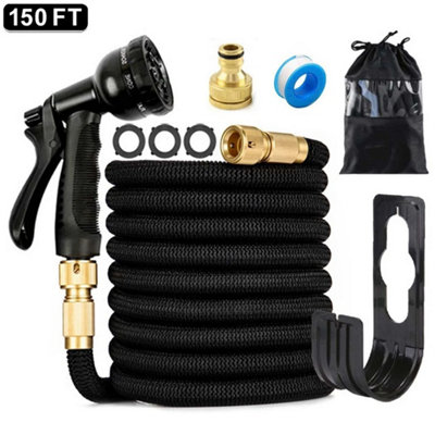  - 150Ft Expandable Garden Hose 8 Spray Gun