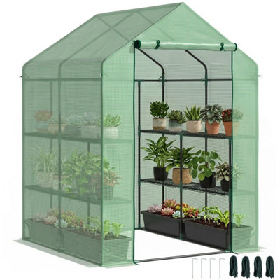 Outsunny Walk In Garden Greenhouse Outdoor Grow Hous from B&Q