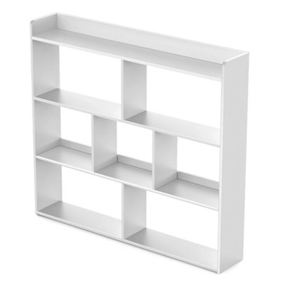 7-Cube Large Wooden Bookcase Shelving Display Storage from B&Q
