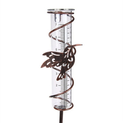 Decorative Hummingbird Rain Gauge Outdoor Measuring Tool from B&Q